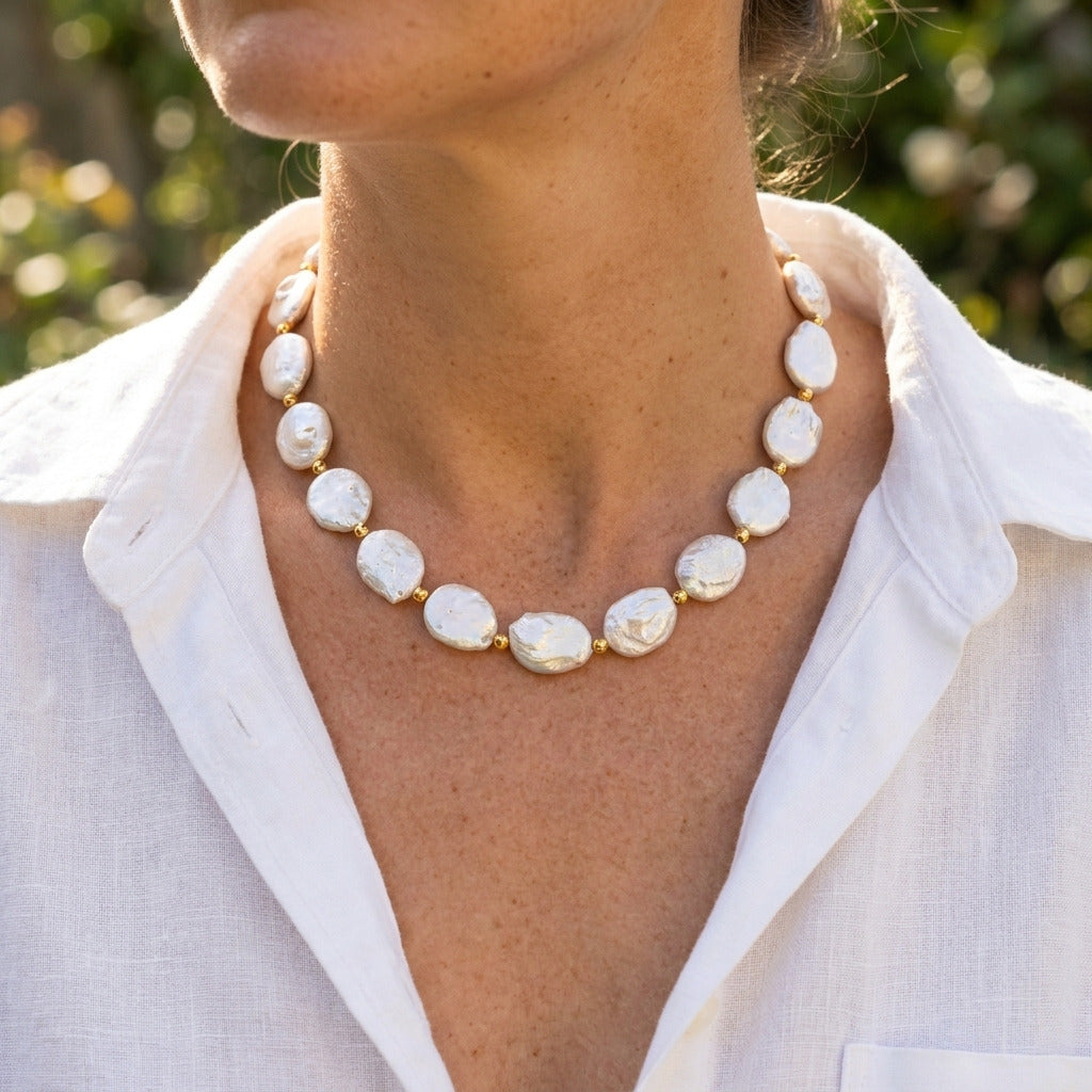 Barokke Muntparel Ketting