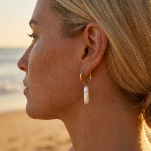 Biwa Parel Dangles
