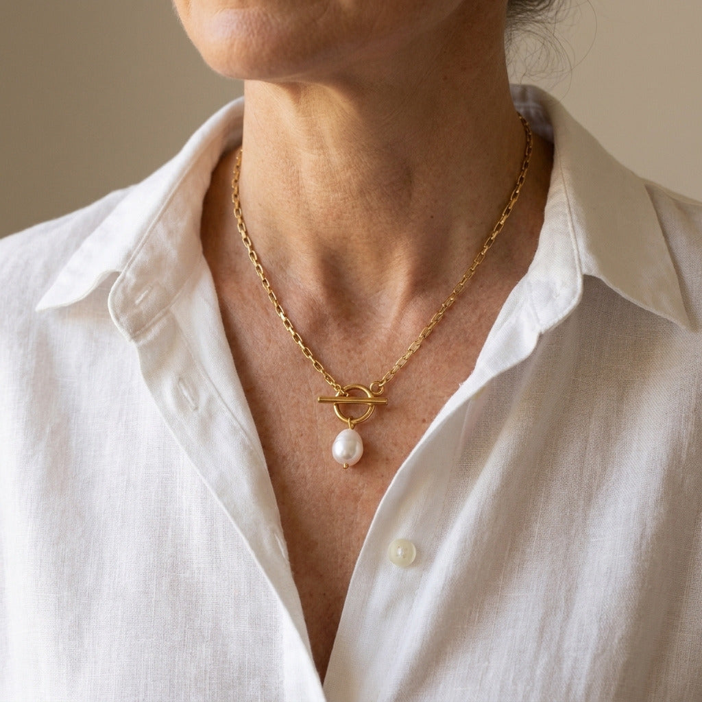 Druppelparelketting