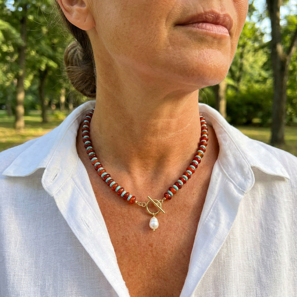 Sedona Kralenparel Ketting