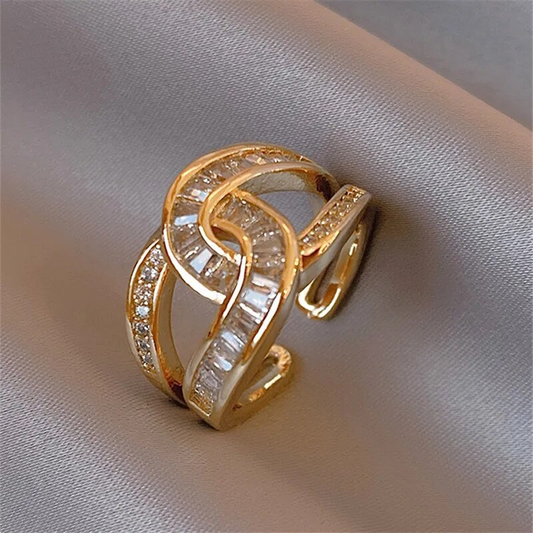 Unity – Elegante geknoopte verstelbare ring