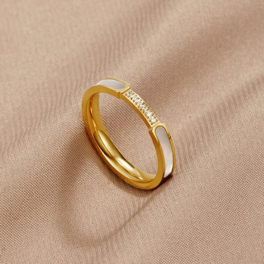 Unity – Parel & Kristal Ring