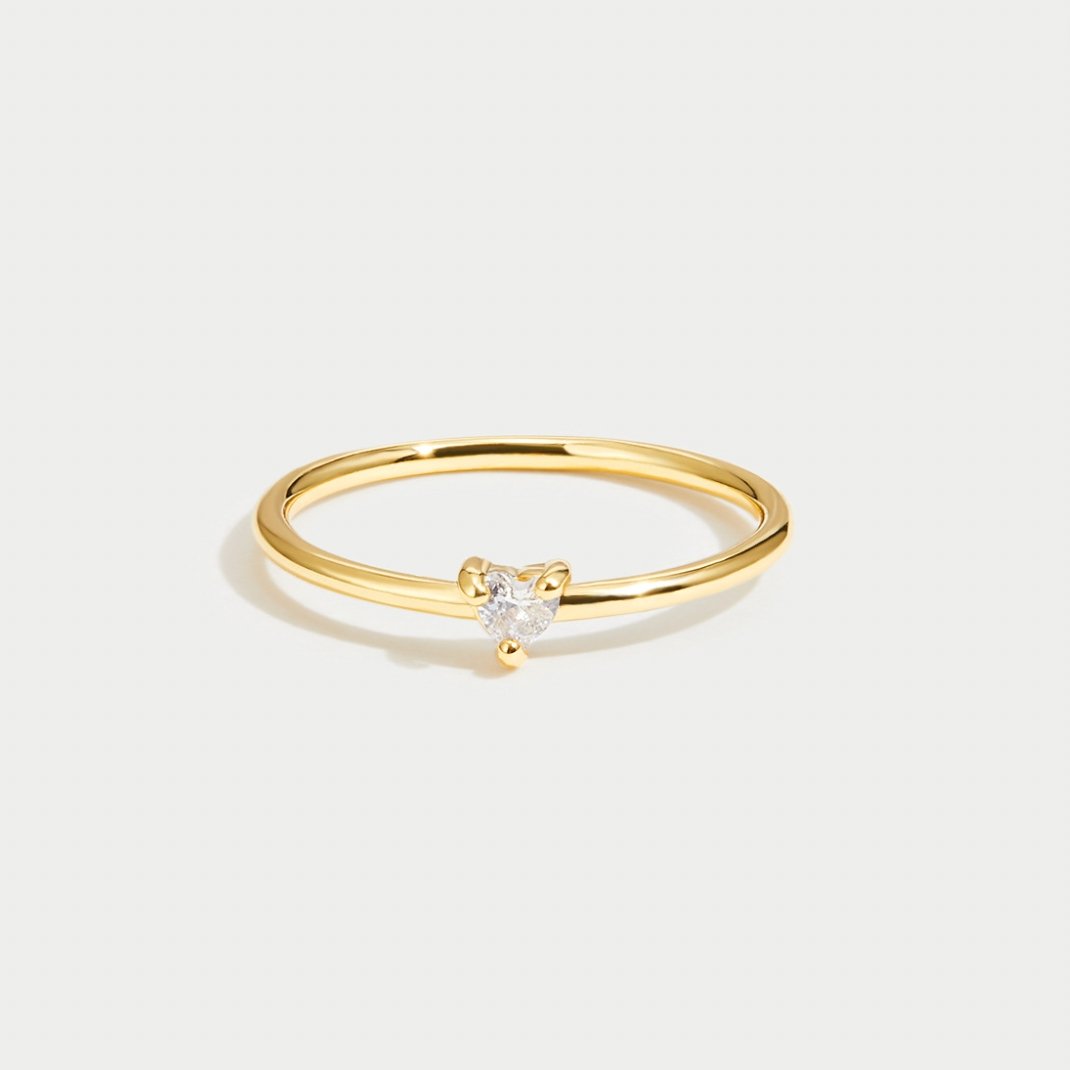 Liefde – Kristallen Hart Ring