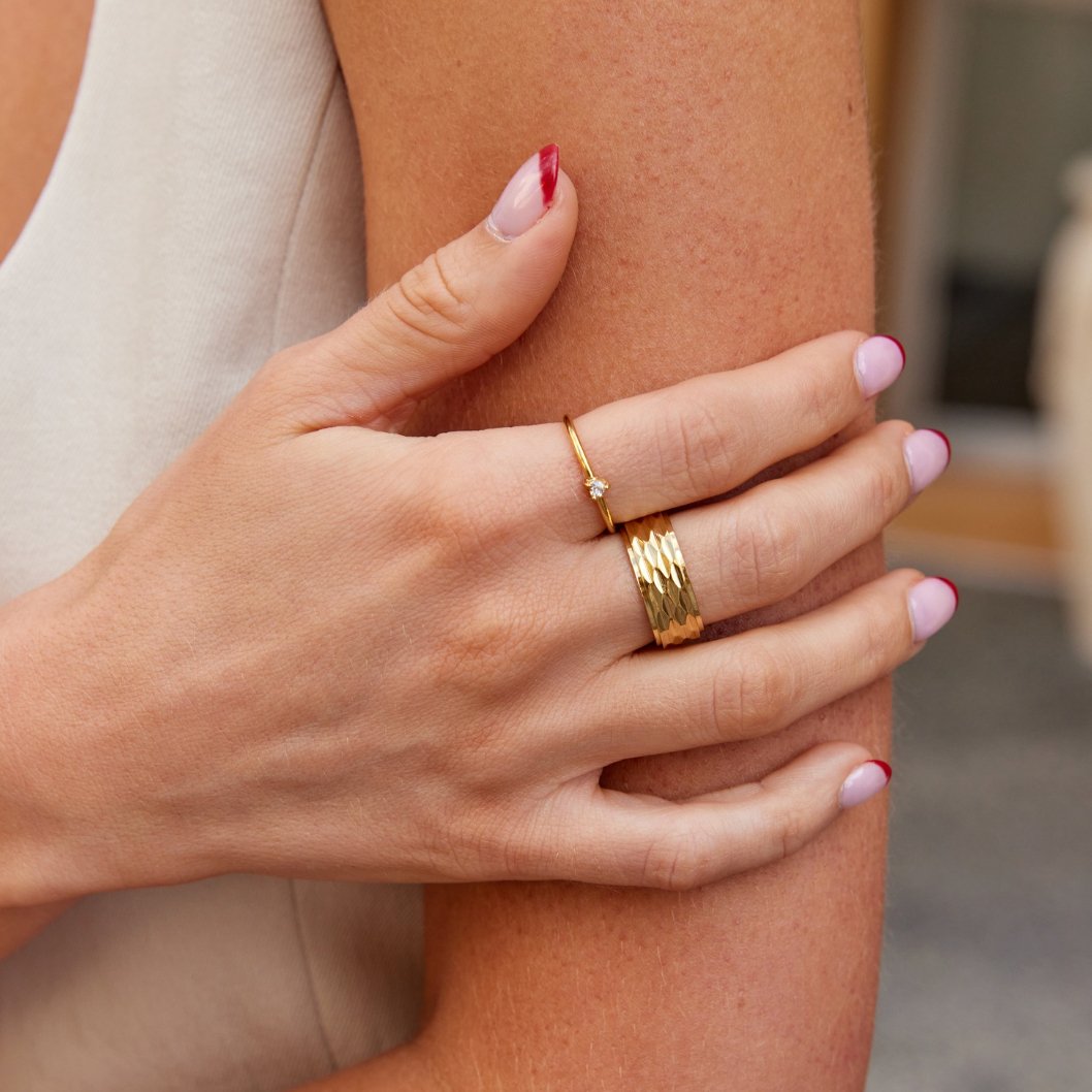 Liefde – Kristallen Hart Ring