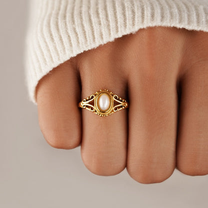 Koninklijk – Vintage Parel Ring