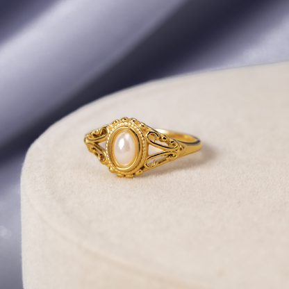Koninklijk – Vintage Parel Ring