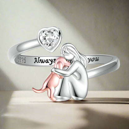 Verstelbare Ring – “Altijd in mijn Hart”